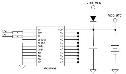 RTC-8546의 적용회로