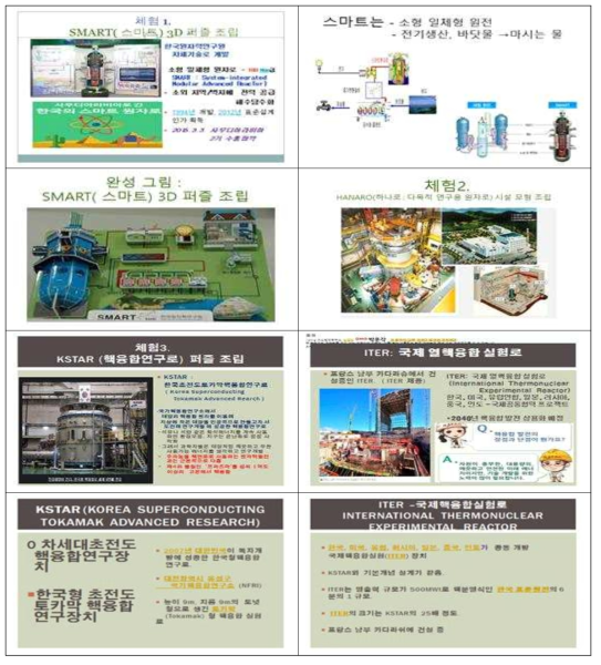 국립과천과학관 원자력 관련 주제 해설 내용(예시)