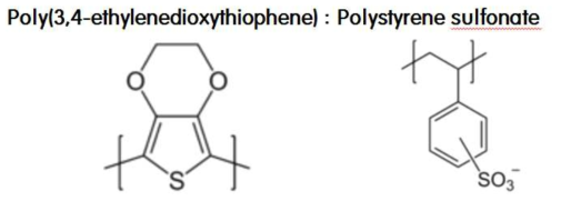 PEDOT:PSS의 분자 구조식