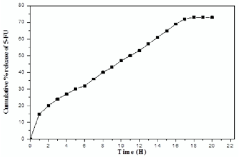 5-FU 담지 복합고분자의 약물 방출특성