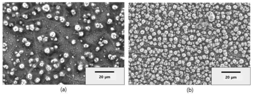 Surface morphologies of CZT precursors deposited from different bath compositions