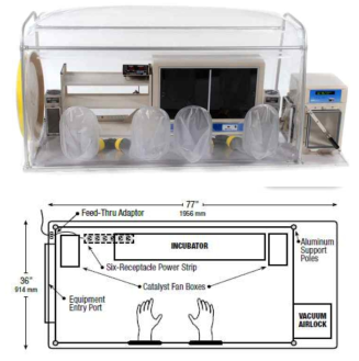 Anaerobic Chamber System 실사 및 설계도