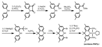Acridane-PNP 리간드 합성 방법
