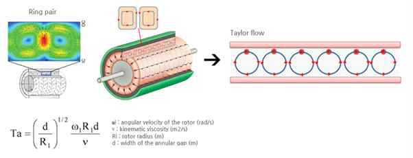 Laminar 사의 Taylor flow를 이용한 LCTR 법 개요도