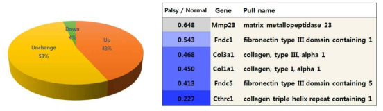 Microarray 분석결과.