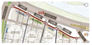 Kim Gwang-seok redrawing road section