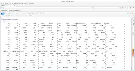 R studio table 적재