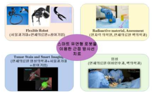 스마트 유연형 로봇을 이용한 근접 방사선 치료를 위한 추진전략