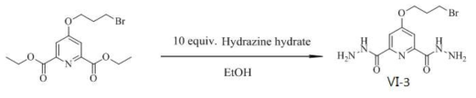 화합물 Ⅵ-3의 합성 경로.