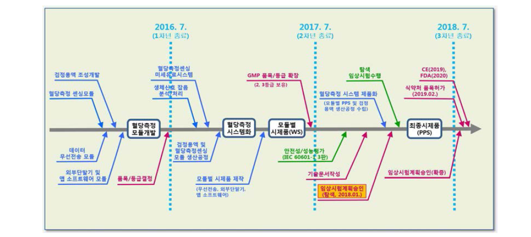 연속혈당측정 시스템 인허가 로드맵