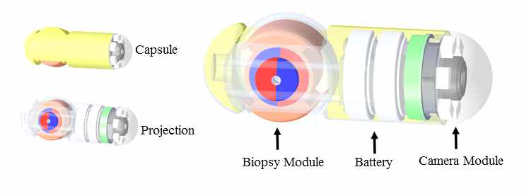 생검모듈 통합 캡슐 내시경을 위한 개념 설계