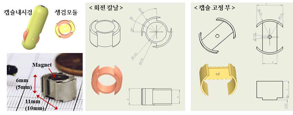 생검 모듈 요소 설계 및 제작