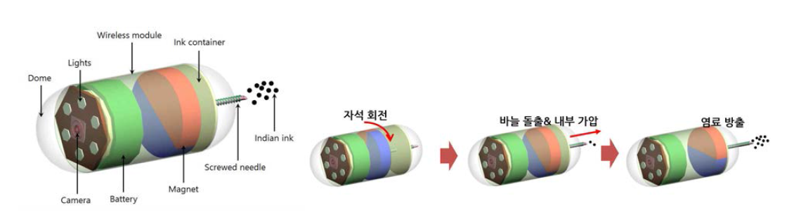 전자기 구동 방식의 Tattooing 모듈 [1안]