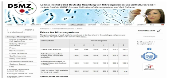 DSMZ의 분양가