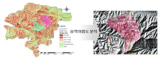 Disaster map and watershed risk analysis