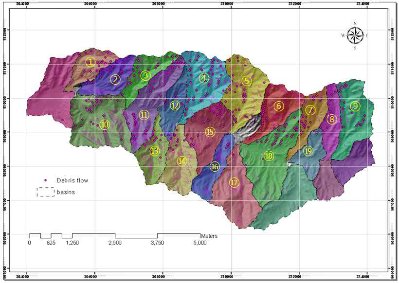 Mountainous disaster sectional of Hazard sector