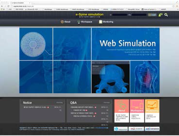 e-Spine Portal site based on EDISON