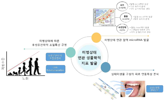 미병상태 연관 생물학적 지표 발굴 요약