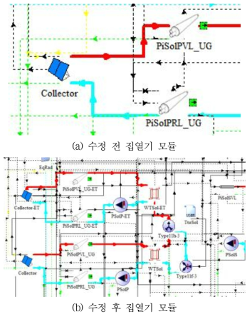 태양열집열기 모듈 수정작업 결과