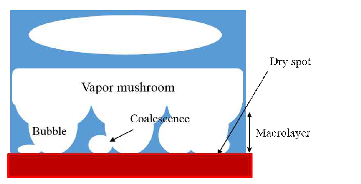 An illustration of Dry spot model.