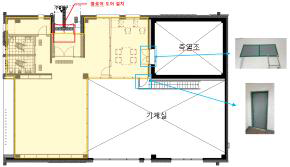 통합제어관리실 블로어 도어 설치 위치