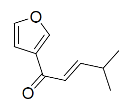 Isoegomaketone(IK)의 구조