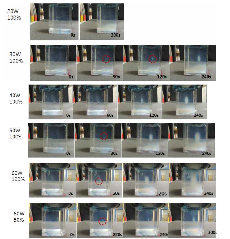 N-isopropylacrylamide (NIPAM)-based hydrogel phantom study