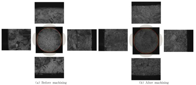 Recrystallized machined surface layers for stainless steel 304