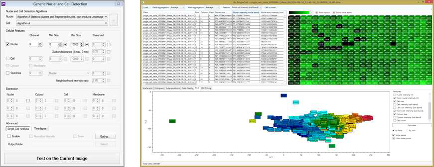 IM3 소프트웨어에 새롭게 추가된 세포영상 분석 도구