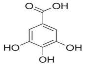 Gallic acid 구조