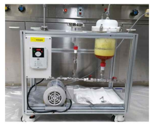 Decontamination system for radioactive demonstration test.