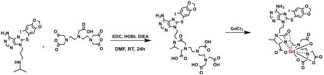 Gd를 함유한 Hsp90 inhibitor의 합성