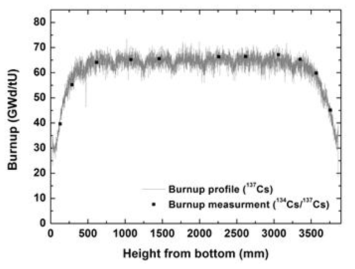축방향 연소도 분포