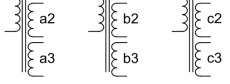 N:1:1:1 3상 변압기