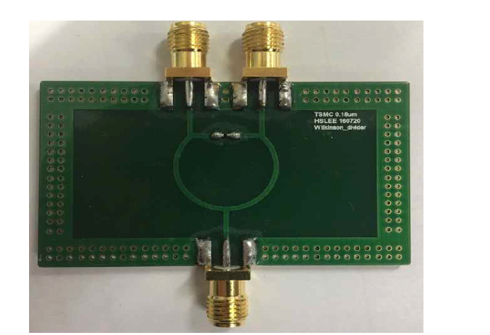 3 ~ 4 GHz wilkinson power combiner