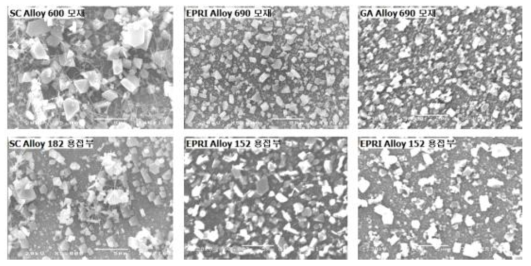 Surface oxide structures formed on Ni-base alloys after PWSCC test in the dissolved hydrogen concentration of 5 cc/kg H2O