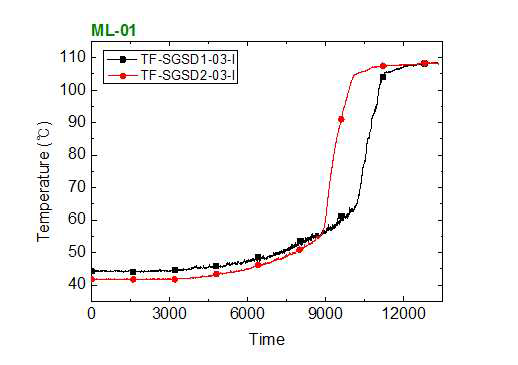 ML-01 실험 증기발생기 온도