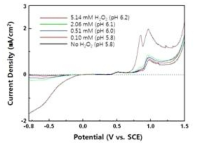 (b) Electrochemical behavior of iodide ion at Pt