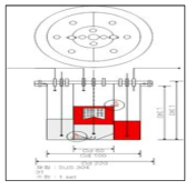 Inside drawing of reactor.