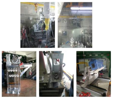 Uninstallation and improvement of electrode exchange system and M1.