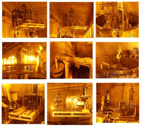 Remote operation test of salt ingot production system, salt transport system and salt ingot separation system.