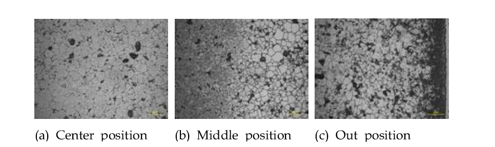 Optical microscopy images of a fuel fragment FG05 sample