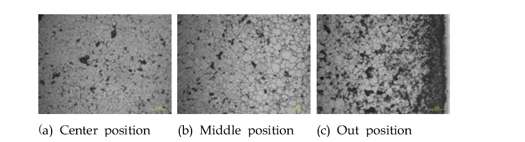 Optical microscopy images of a fuel fragment FG08 sample