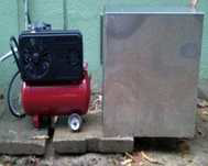 A compressor and its cover