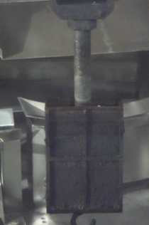 Cathode module after electrolytic reduction of UO2