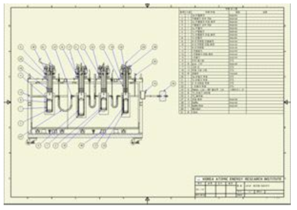 DFDF 배기체 처리장치 설계도면-조립도 (1)