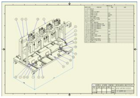 DFDF 배기체 처리장치 설계도면-조립도 (4)