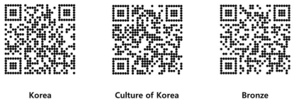 전통제품의 문화적 가치 전달을 위한 QR 코드의 예