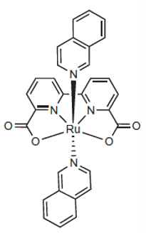 [Ru(bda)(isoq)2] 의 구조