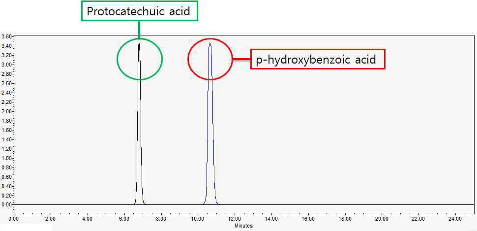 Aromatic compound HPLC 분석